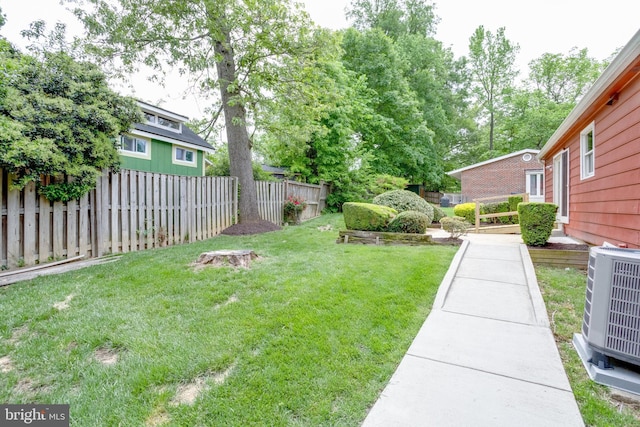 7923 Karl Rd, Alexandria, VA 22308 - view of yard featuring central air condition unit