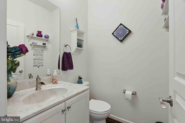 7571 Kindler Overlook Dr, Laurel, MD 20723 - bathroom with toilet and vanity