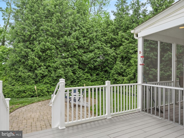 view of deck