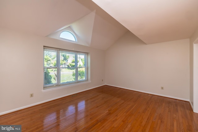 106 Girard Ave, Hatboro, PA 19040 - bonus room featuring baseboards, wood finished floors, and lofted ceiling