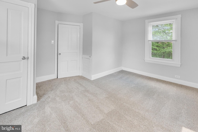 700 Strahle St, Philadelphia, PA 19111 - unfurnished bedroom featuring carpet floors, baseboards, and ceiling fan