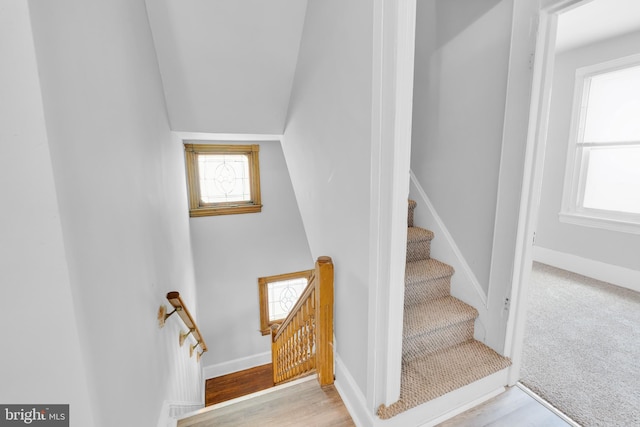 700 Strahle St, Philadelphia, PA 19111 - stairway with healthy amount of natural light and baseboards
