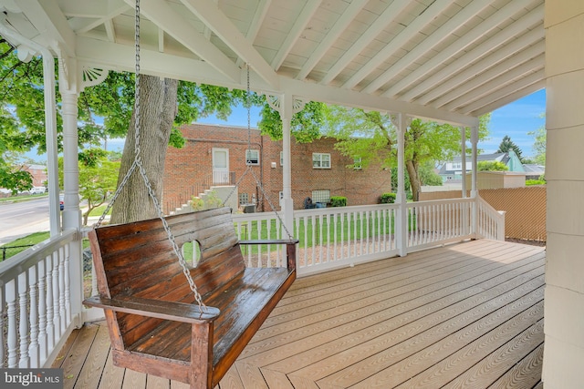 700 Strahle St, Philadelphia, PA 19111 - view of wooden deck