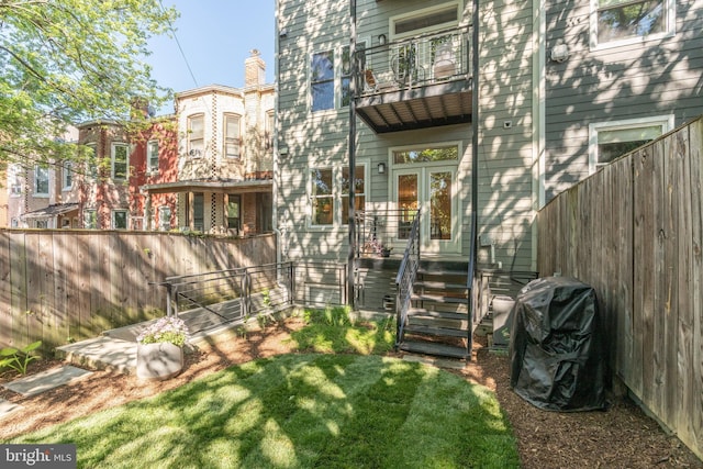 3811 New Hampshire Ave NW Unit 1, Washington, DC 20011 - rear view of house featuring a balcony
