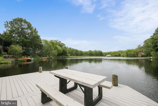 1559 Autumn Ridge Cir, Reston, VA 20194 - dock area with a water view