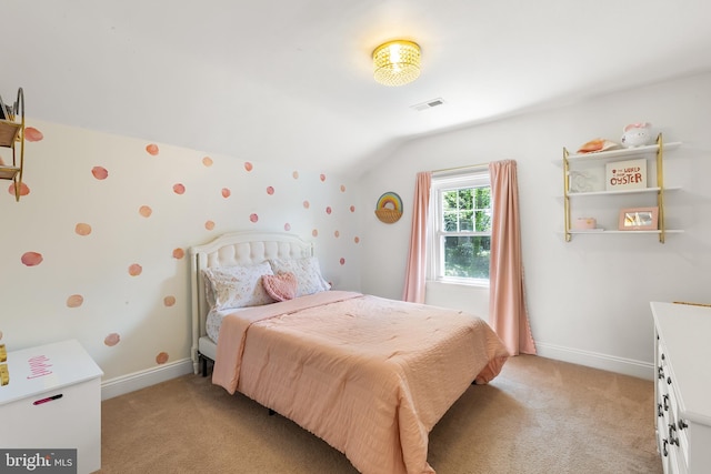 106 Debaran Ln, Bryn Mawr, PA 19010 - bedroom featuring light colored carpet, lofted ceiling, and baseboards