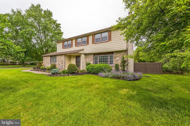 1800 Terrace Dr, Maple Glen, PA 19002 - view of front of house featuring stone siding