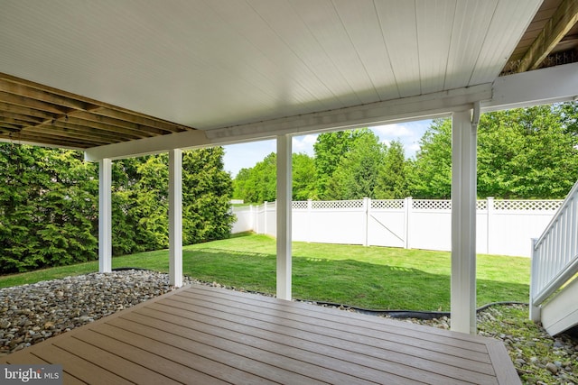 217 Liberty Trail Ct W, Fountainville, PA 18923 - view of deck