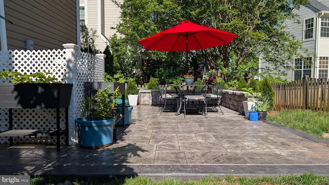 336 Deerpath Ave SW, Leesburg, VA 20175 - view of patio / terrace featuring outdoor dining area
