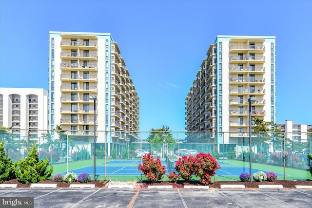 13100 Coastal Hwy Unit 1110, Ocean City, MD 21842 - view of tennis court with fence