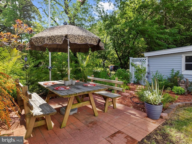 2039 Choptank Ave, Pasadena, MD 21122 - view of patio / terrace with outdoor dining space