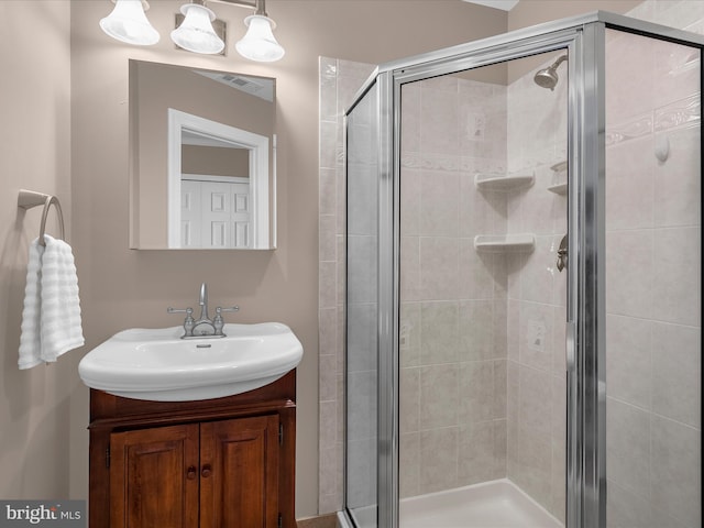 2039 Choptank Ave, Pasadena, MD 21122 - bathroom with a shower stall and vanity