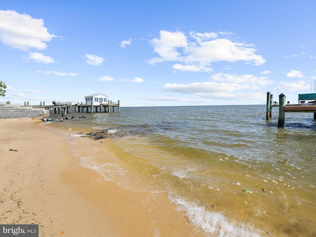 2039 Choptank Ave, Pasadena, MD 21122 - dock area with view of water and beach