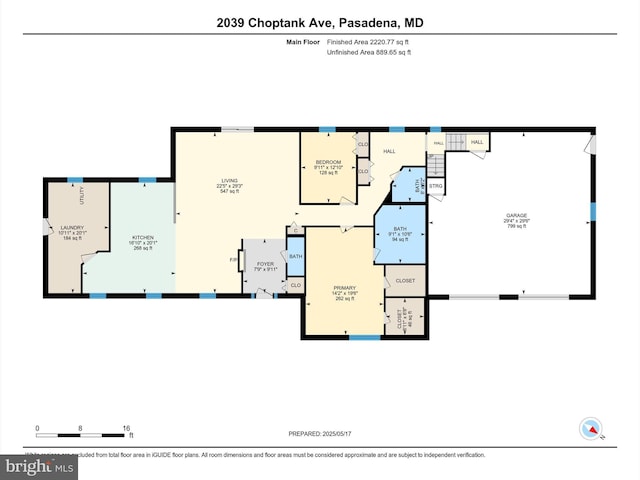 2039 Choptank Ave, Pasadena, MD 21122 - floor plan / room layout