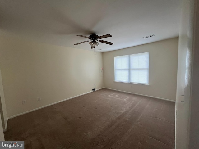 146 Diminish Dr, Newark, DE 19713 - unfurnished room featuring carpet floors, a ceiling fan, and baseboards