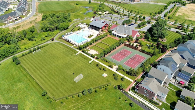 drone / aerial view