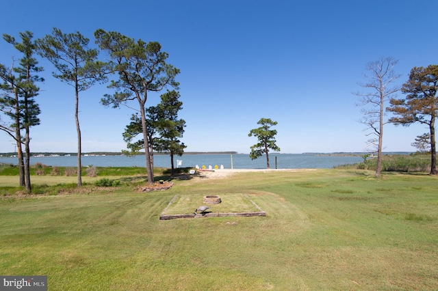 4906 Timbermarsh Ln, Woolford, MD 21677 - view of green lawn featuring a water view