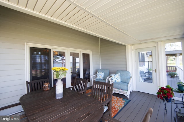 4906 Timbermarsh Ln, Woolford, MD 21677 - sunroom with french doors