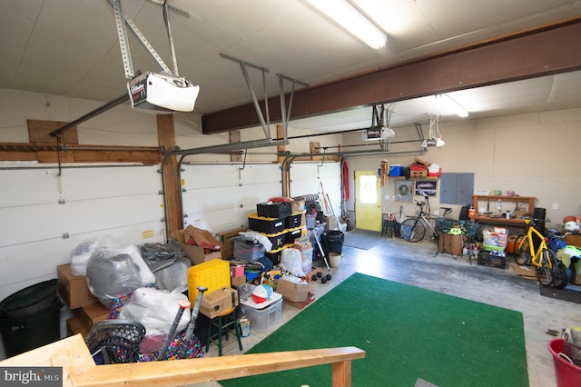 4906 Timbermarsh Ln, Woolford, MD 21677 - garage featuring a garage door opener