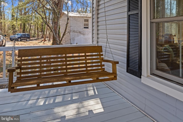 3947 Hebron Valley Rd, Madison, VA 22727 - view of deck