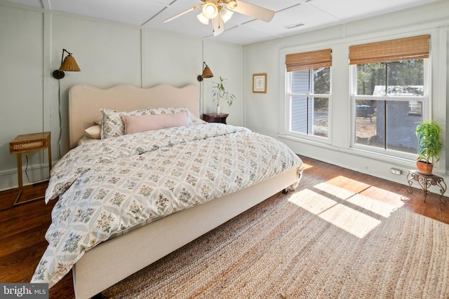 3947 Hebron Valley Rd, Madison, VA 22727 - bedroom featuring wood finished floors and a ceiling fan