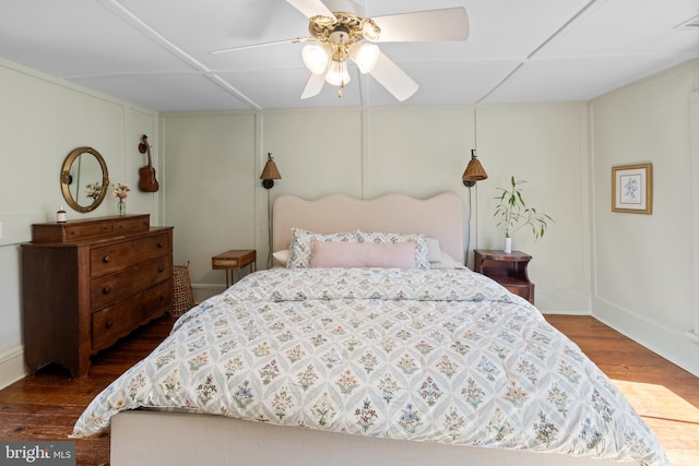 3947 Hebron Valley Rd, Madison, VA 22727 - bedroom featuring wood finished floors and a ceiling fan