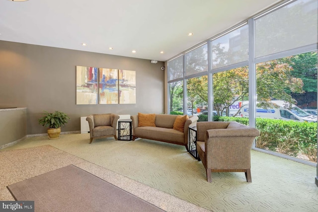 2829 Connecticut Ave NW Unit 312, Washington, DC 20008 - community lobby featuring expansive windows and recessed lighting