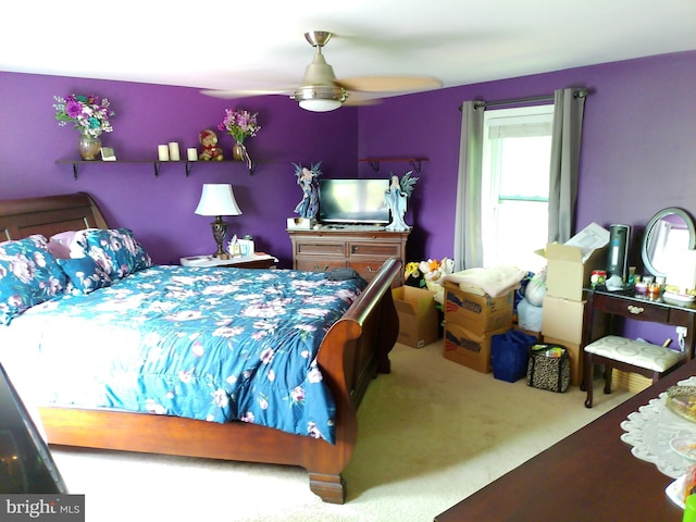 191 W 8th St, Pennsburg, PA 18073 - carpeted bedroom with ceiling fan