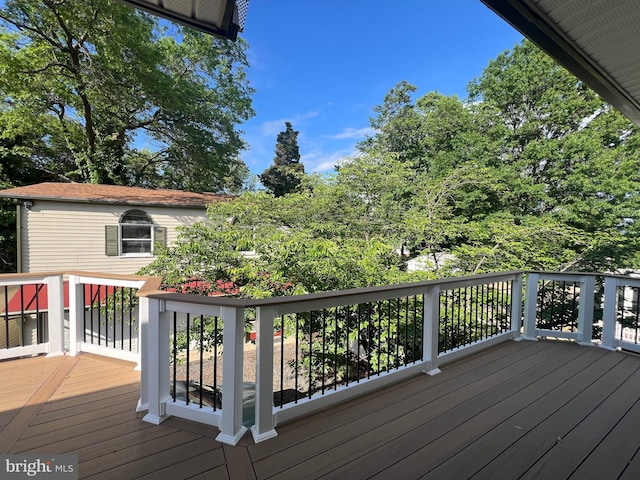 8107 Chester St, Takoma Park, MD 20912 - view of deck