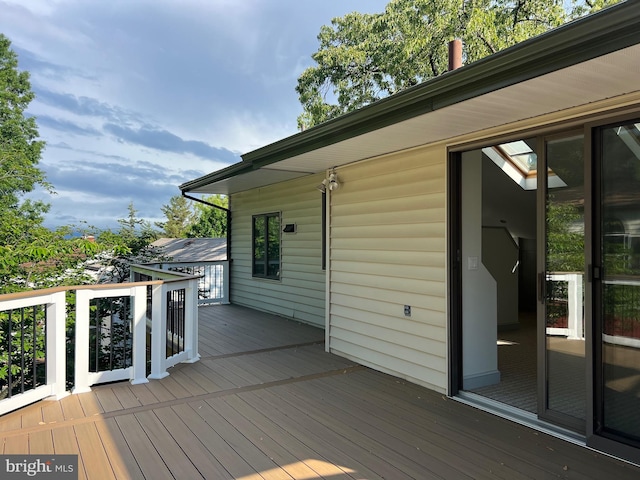 8107 Chester St, Takoma Park, MD 20912 - view of wooden terrace