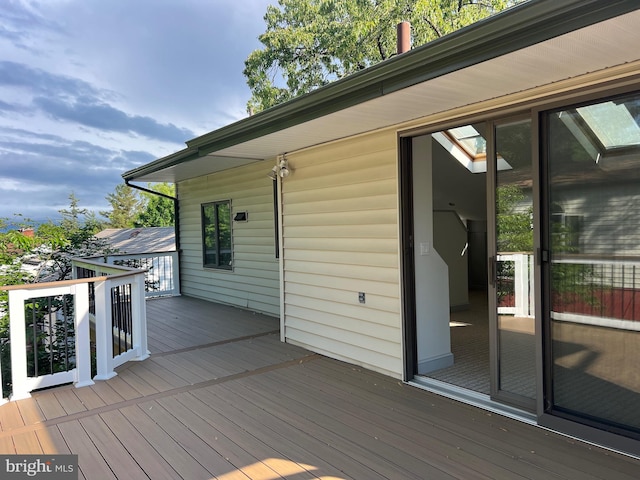 8107 Chester St, Takoma Park, MD 20912 - view of wooden terrace