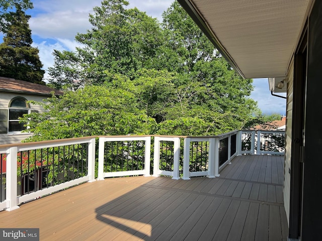 8107 Chester St, Takoma Park, MD 20912 - view of wooden terrace