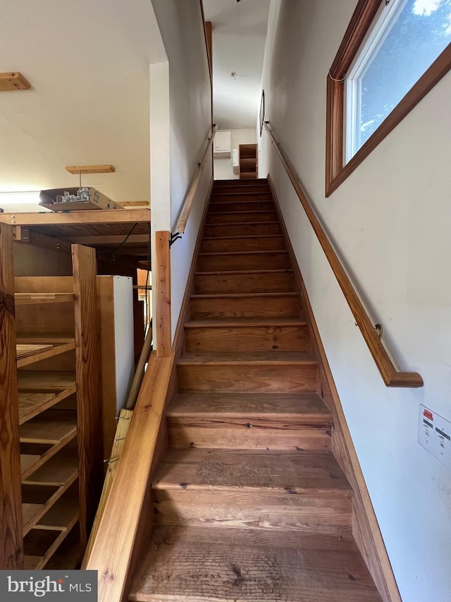 8107 Chester St, Takoma Park, MD 20912 - stairway with wood finished floors