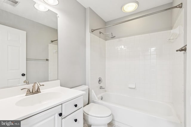 7702 Ousley Pl, Alexandria, VA 22315 - bathroom with vanity and tub / shower combination