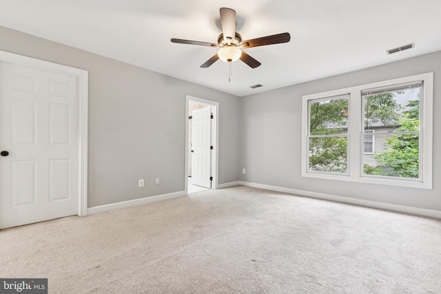 7702 Ousley Pl, Alexandria, VA 22315 - unfurnished bedroom with carpet flooring and ceiling fan