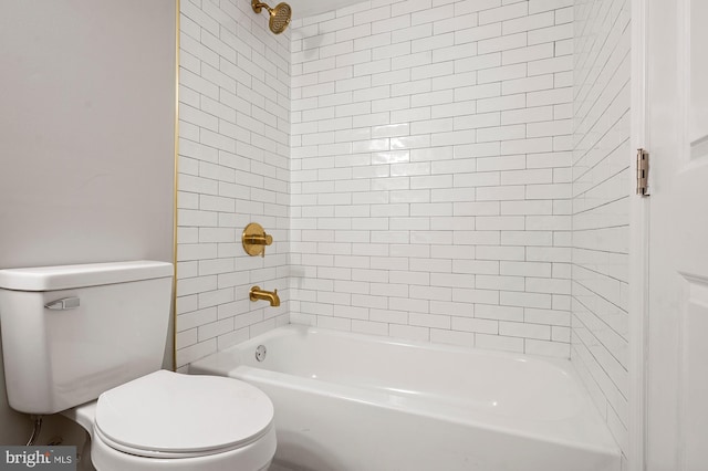 3902 Biddison Ln, Baltimore, MD 21206 - bathroom featuring toilet and bathing tub / shower combination