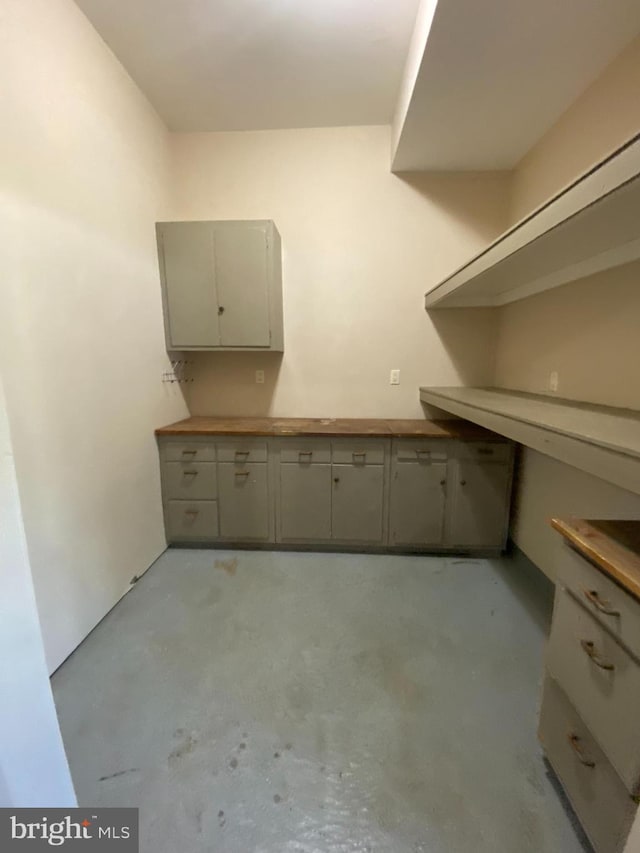 view of storage area