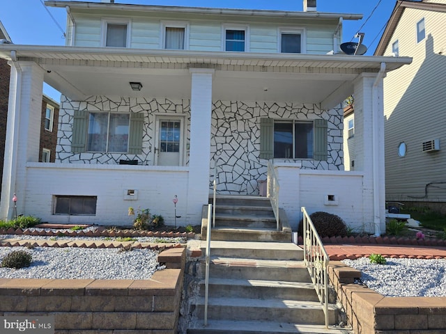 4527 Main St, Whitehall, PA 18052 - view of front of property with covered porch