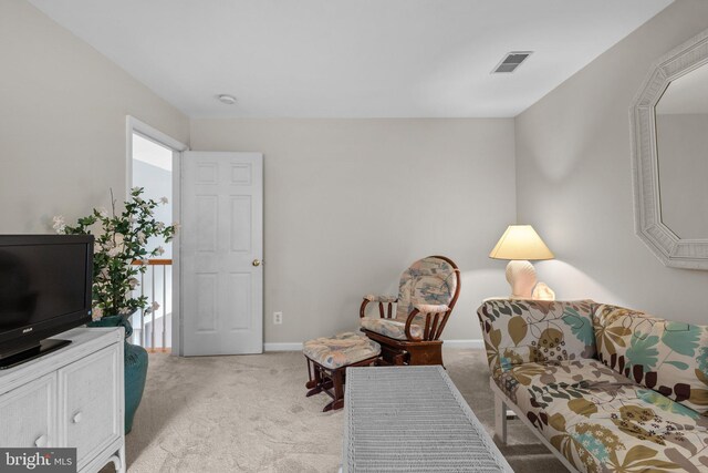 15066 Frederick Rd, Cooksville, MD 21723 - living area with light colored carpet and baseboards