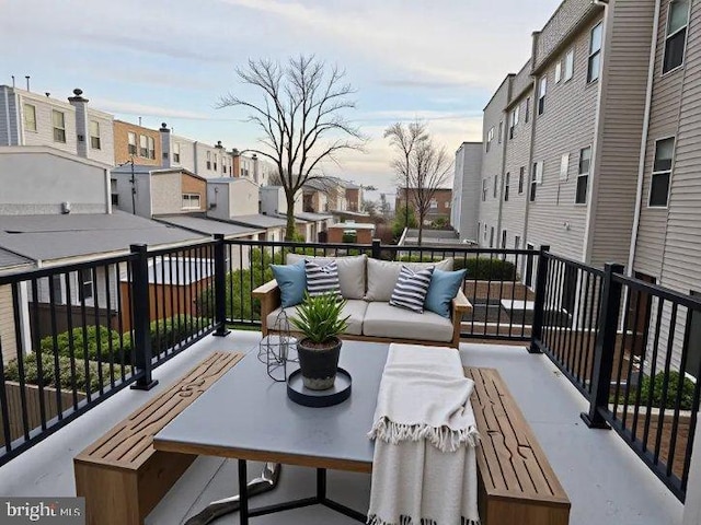 2563 Emerald St, Philadelphia, PA 19125 - balcony with a residential view and an outdoor hangout area