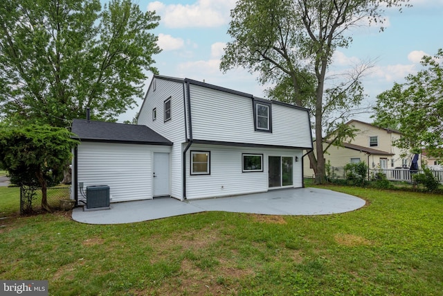 127 Toledo Ln, Willingboro, NJ 08046 - rear view of property featuring a patio area and cooling unit