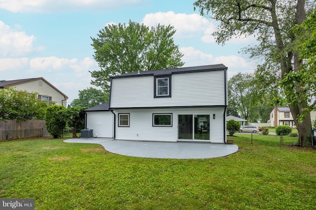 127 Toledo Ln, Willingboro, NJ 08046 - rear view of house featuring a patio and central AC