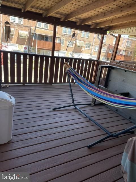 3339 Ashville St, Philadelphia, PA 19136 - view of wooden deck