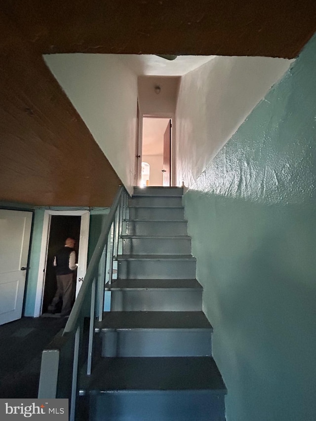 view of stairs