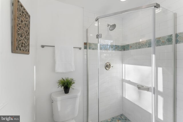 5721 Euclid St, Landover, MD 20785 - full bathroom featuring a stall shower and toilet