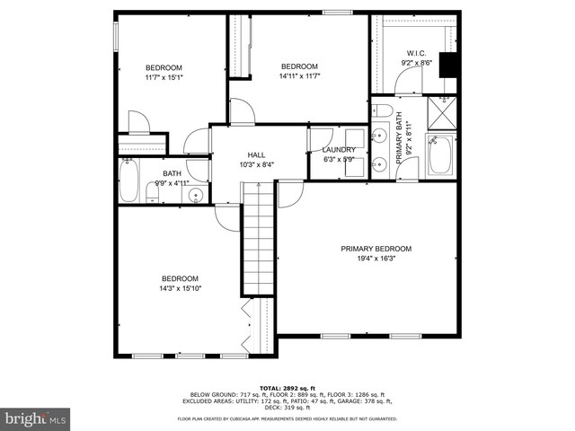 27 Hopkins Branch Way, Fredericksburg, VA 22406 - view of room layout