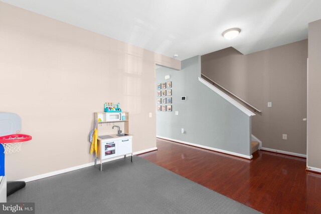 27 Hopkins Branch Way, Fredericksburg, VA 22406 - unfurnished room with wood finished floors and stairs
