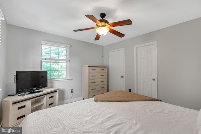 320 Bala Ter W, West Chester, PA 19380 - bedroom featuring baseboards and a ceiling fan