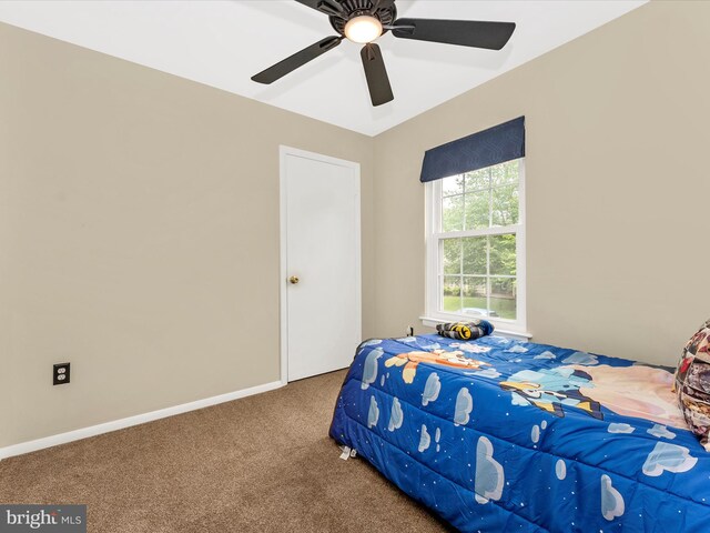 24129 Pecan Grove Ln, Gaithersburg, MD 20882 - bedroom featuring carpet flooring and ceiling fan