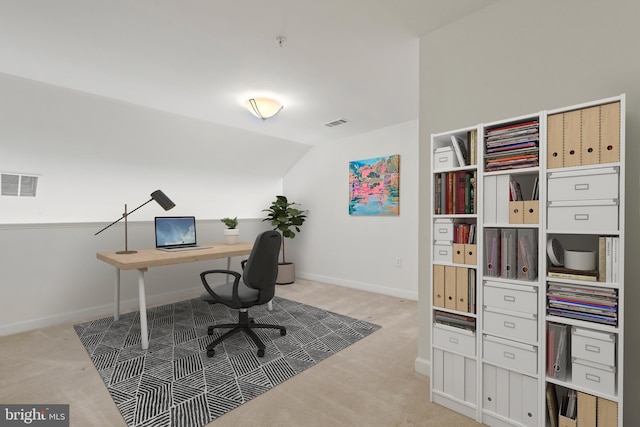 400 Cameron Station Blvd Unit 417, Alexandria, VA 22304 - office space with carpet floors, lofted ceiling, and baseboards